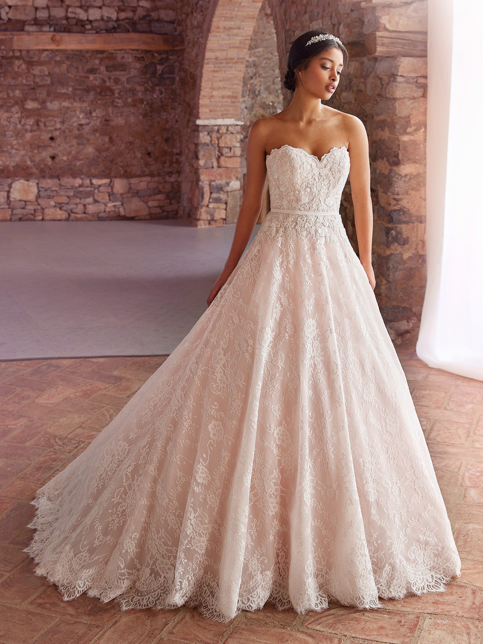 Aline princess shop wedding dress