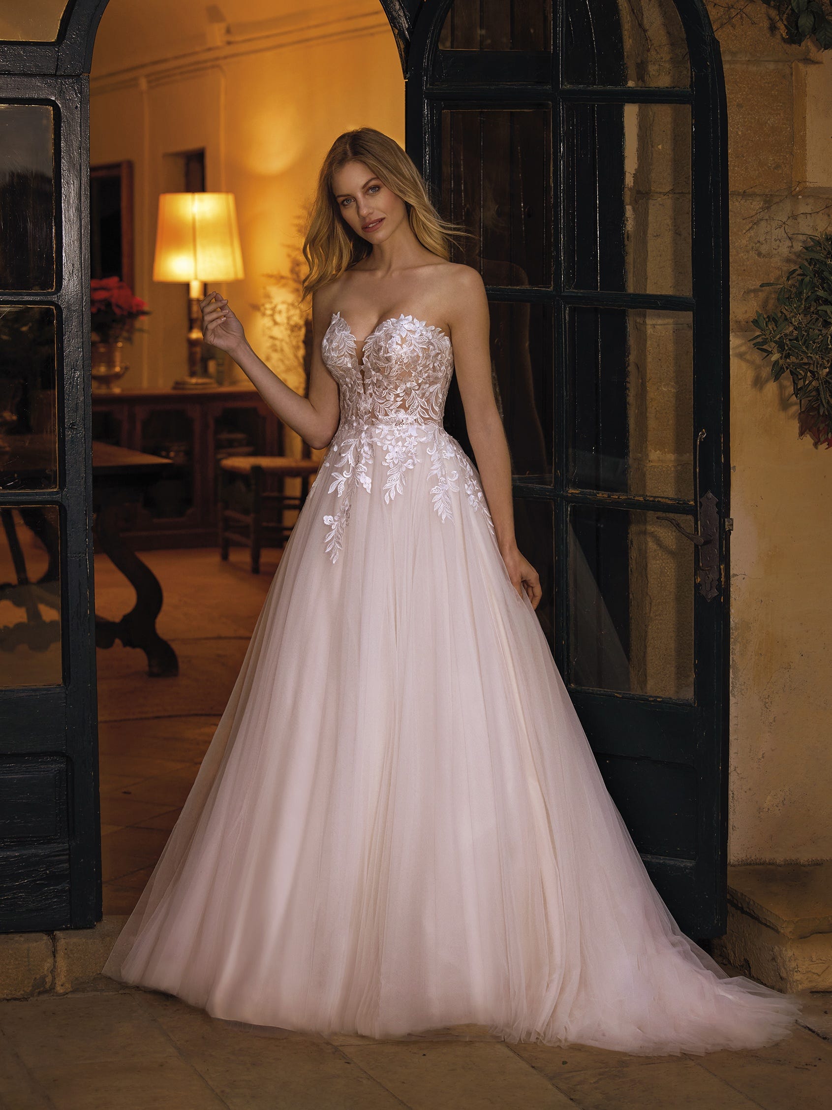 Wedding deals peach dress