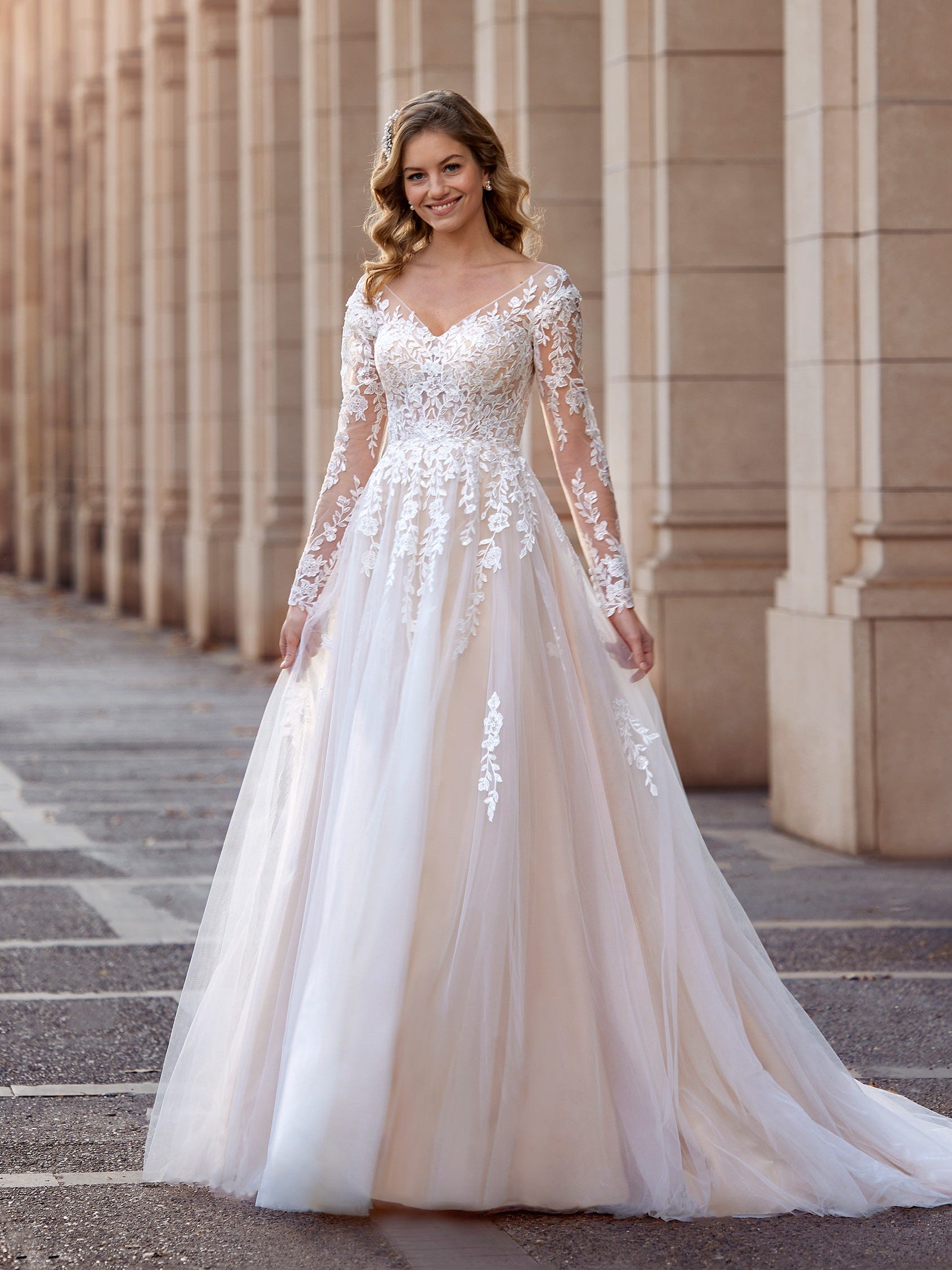 Plus size a hot sale line wedding dress