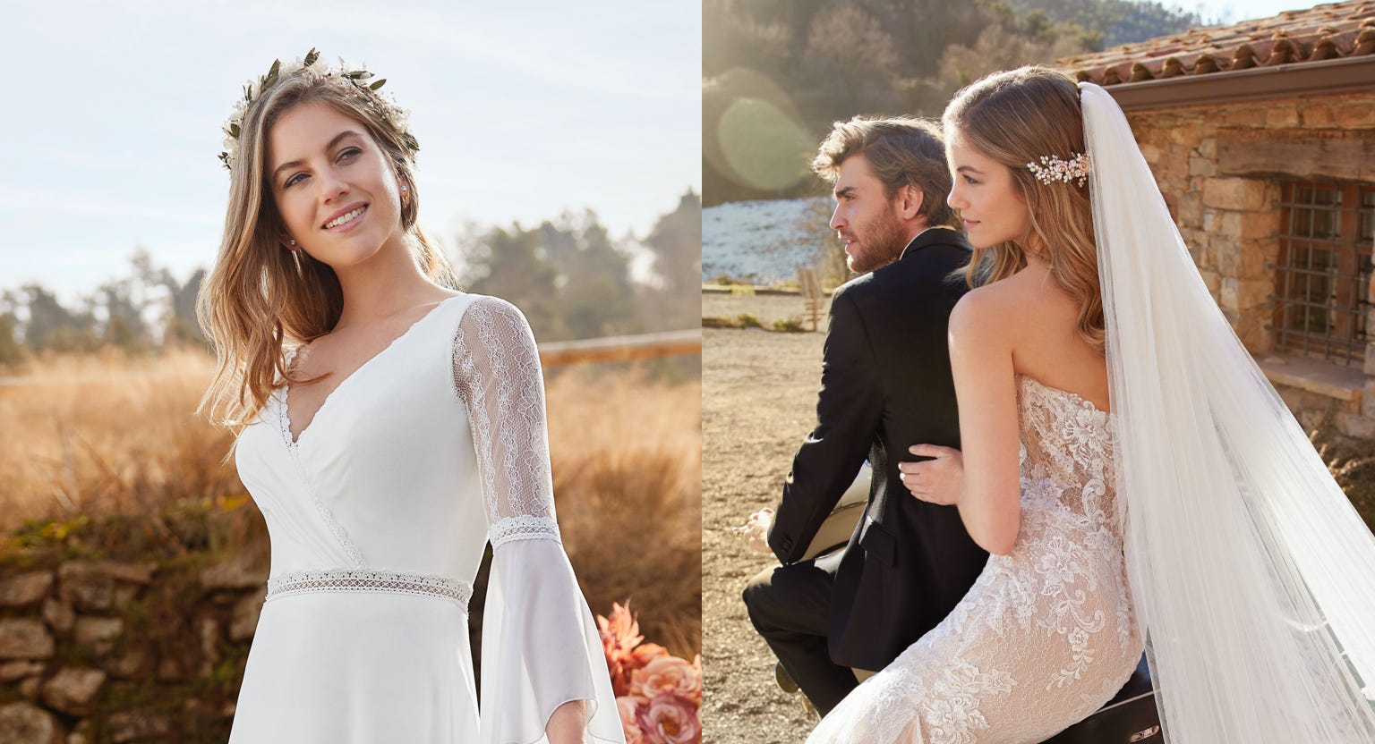 Wedding dresses with a youthful twist